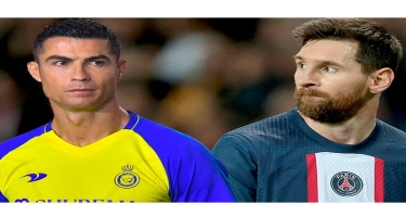 Messi Ronalduya çatdı