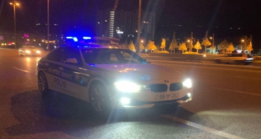 Azərbaycanda yol polisi piyadanı vurdu
