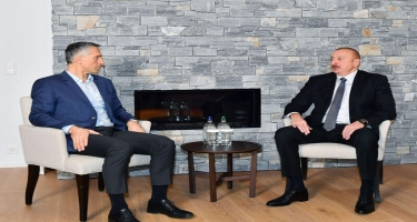 İlham Əliyev Davosda “Signify” şirkətinin baş icraçı direktoru ilə görüşüb - FOTO