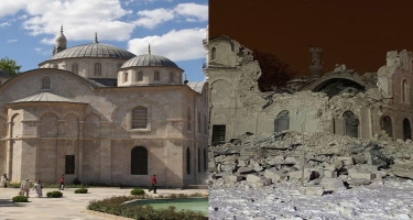 Malatyanın simvolu olan tarixi məscid də dağıldı - VİDEO - FOTO