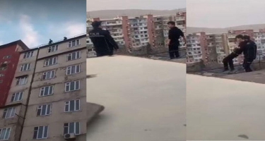 Qaradağda intihara cəhdin qarşısı alındı - ANBAAN VİDEO