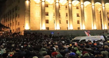 Tbilisinin mərkəzində keçirilən mitinq başa çatıb, 50 nəfər saxlanılıb