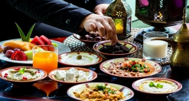 Mütəxəssis Ramazan üçün düzgün qidalanma qaydalarını açıqlayıb