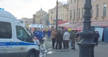 Peterburqda partlayışda 1 nəfər ölüb, 32 nəfər xəsarət alıb - YENİLƏNİB