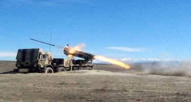 Raket və Artilleriya Qoşunlarında keçirilən təlimlər davam edir - VİDEO