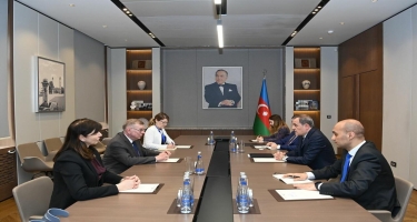 Ceyhun Bayramov BMT Baş katibinin köməkçisi ilə görüşdü - FOTO