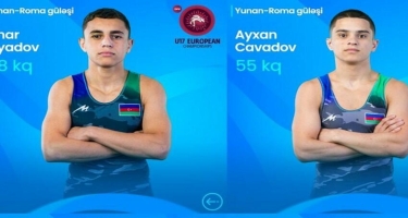 Avropa çempionatı: Azərbaycanın iki güləşçisi bürünc medal qazandı