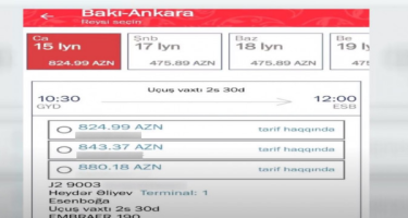 Türkiyəyə uçuş biletləri Amerika qiymətinədir... - VİDEO