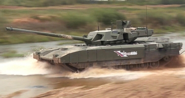 Rusiya ən yeni tankını müharibədə sınaqdan keçirdi