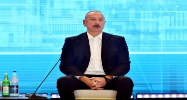 İlham Əliyev Media Forumunda ermənilərin Qarabağa köçürülməsindən danışdı