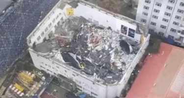 Çində gimnaziyanın tavanı çökdü, 11 nəfər öldü