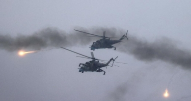 Baxmutda Rusiya helikopteri məhv edildi
