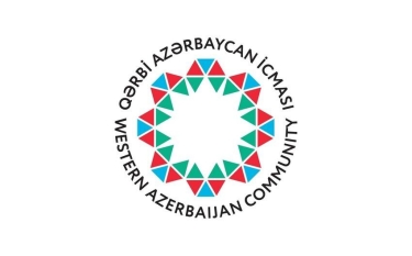 Qərbi Azərbaycan İcması ABŞ-yə Ermənistanla bağlı çağırış edib