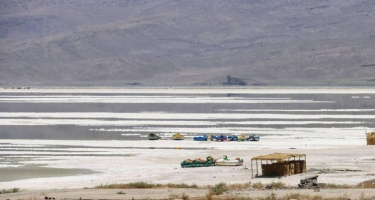 Urmiya gölü İran hökuməti tərəfindən tamamilə məhv edilir - FOTO