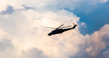 Polşa hərbi helikopteri Belarus sərhədini pozub - VİDEO