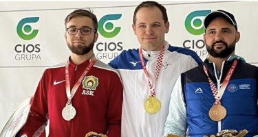 Azərbaycan atıcısı Avropa Kubokunda bürünc medal qazandı