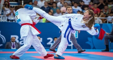 Azərbaycanlı karateçi 3-cü dəfə dünya çempionatının finalına yüksəldi