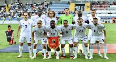 Belçika yığmasının Azərbaycan millisi ilə oyun üçün heyəti açıqlandı