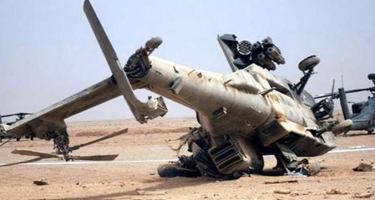 İraqda hərbi helikopter qəzaya uğradı: polkovnik öldü