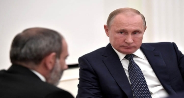 Putin Paşinyanı qarşıladı - VİDEO
