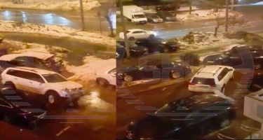 Moskvada ağlını itirmiş sürücü parkinqdə DƏHŞƏT SAÇDI