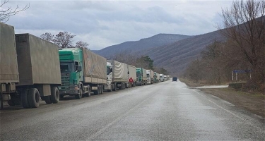 Gürcüstandan Ermənistana gedən yol bağlandı