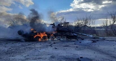 Ukraynanın 6 tankı vuruldu, mindən çox itkisi var