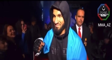 Azərbaycanlı MMA döyüşçüsü ABŞ-də tanınmış idmançını məğlub edib - FOTO
