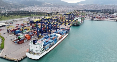 Türkiyənin İskenderun limanı 9 milyon tondan çox yük qəbul edib
