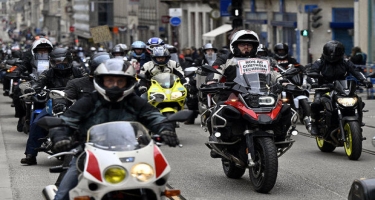 Fransada motosikletçilər genişmiqyaslı etiraz aksiyasına hazırlaşırlar