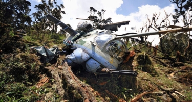 Hərbi helikopter qəzasında ölkənin baş komandanı öldü - FOTO