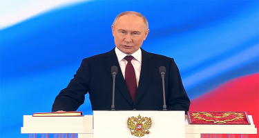 Putin beşinci dəfə Rusiya prezidenti vəzifəsinin icrasına başladı