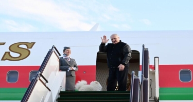 Belarus Prezidentinin Azərbaycana dövlət səfəri başa çatıb - FOTO
