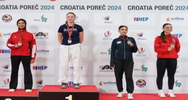 Aysu Əliyeva Poreçdə medal qazanıb - FOTO