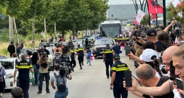 Tarix yazan Gürcüstan millisi Tiflisdə belə qarşılandı - FOTOlar