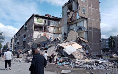 Rusiyada binada partlayışda ölənlərin sayı 4-ə çatdı - YENİLƏNİB - FOTO