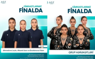 Azərbaycan gimnastları Gimnaziadada finalda - FOTO