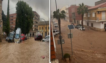 İspaniyada DANA qasırğasına görə xalq etiraz edir - FOTO