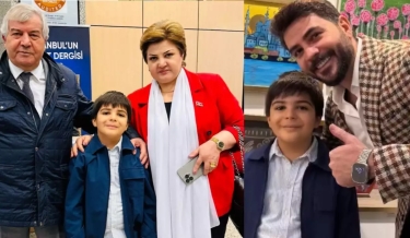 Elçin xanımının ailəsi ilə bir arada - FOTO