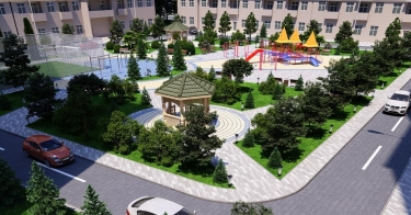 Xırdalanda park ərazisində obyekt tikilir