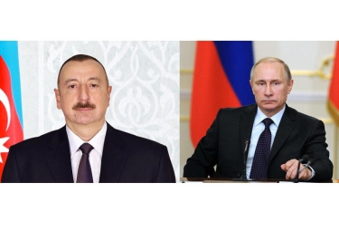 İlham Əliyev təyyarədə olarkən Vladimir Putinə zəng edib