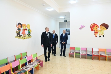 Ağdamın Kəngərli kəndində körpələr evi-uşaq bağçasının açılışı olub - FOTO