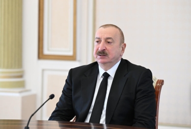 Prezident Mingəçevirdə Adolfo Ursonun başçılıq etdiyi nümayəndə heyətini qəbul edib
