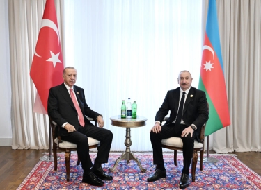 İlham Əliyev Xankəndidə Ərdoğanla görüşüb - FOTO