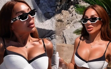 Oğlu ilə VİLLAsındakı hovuzdan VİDEOsunu yaydı