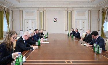 Prezident İlham Əliyev Estoniyanın xarici işlər nazirini qəbul edib - FOTO