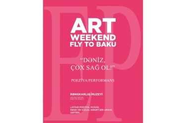 Art Weekend zamanı  “Dəniz, çox sağ ol!  təqdim ediləcək - VİDEO