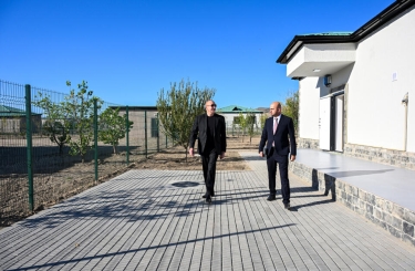 İlham Əliyev Zəngilanın Ağalı kəndinin 2-ci mərhələsinin və Məmmədbəyli kəndinin açılışlarında iştirak edib