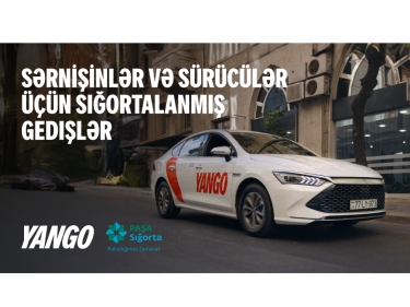 Yango Azerbaijan və PAŞA Sığorta sərnişinlər və sürücülər üçün sığorta proqramına start verir