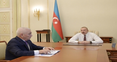 Prezident İlham Əliyev “Azərenerji” ASC-nin prezidentini qəbul edib - FOTO